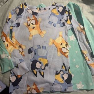 Kids Pajamas - Blue and Green